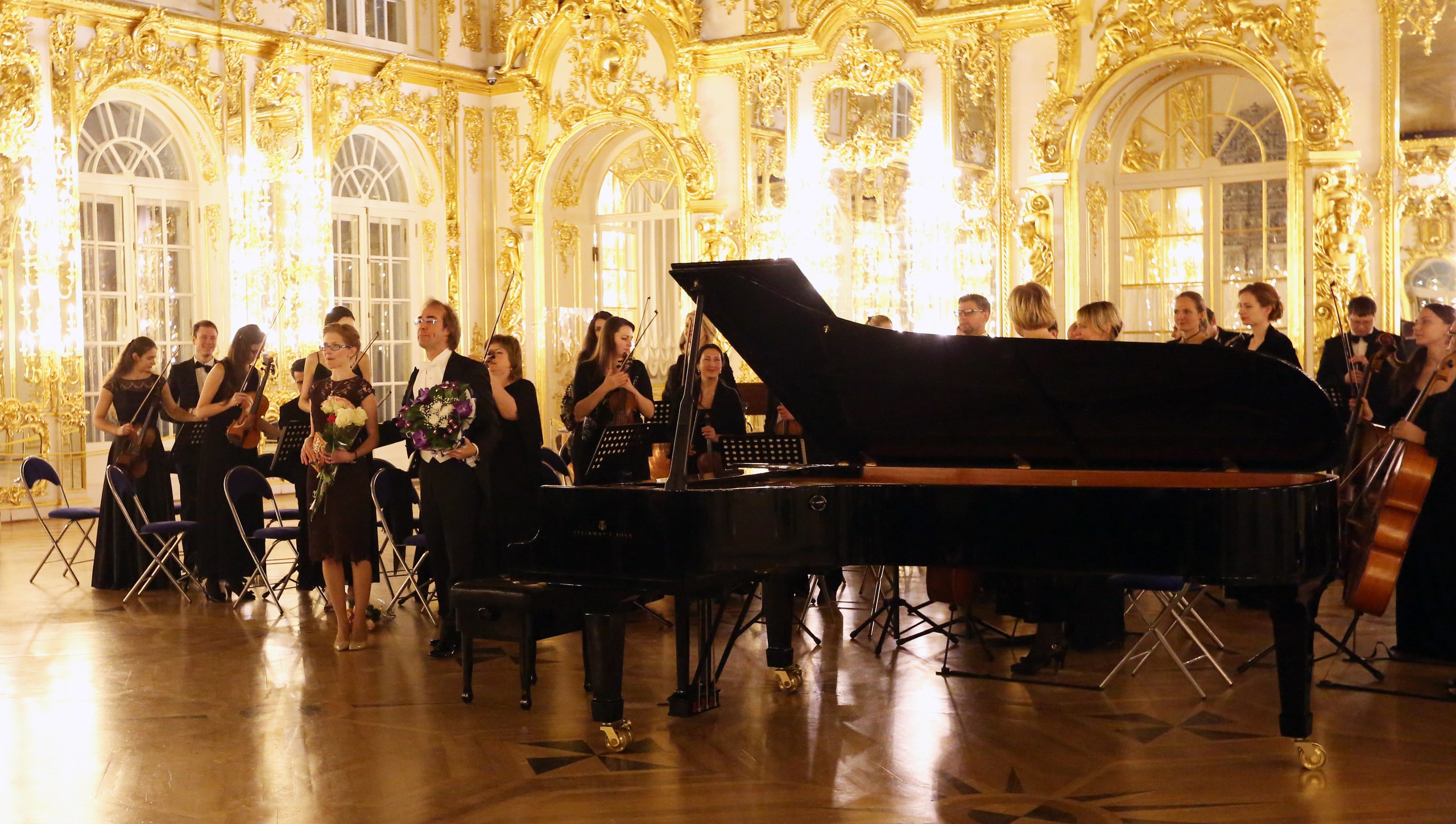 Фотоотчет с концерта оркестра в Екатерининском дворце